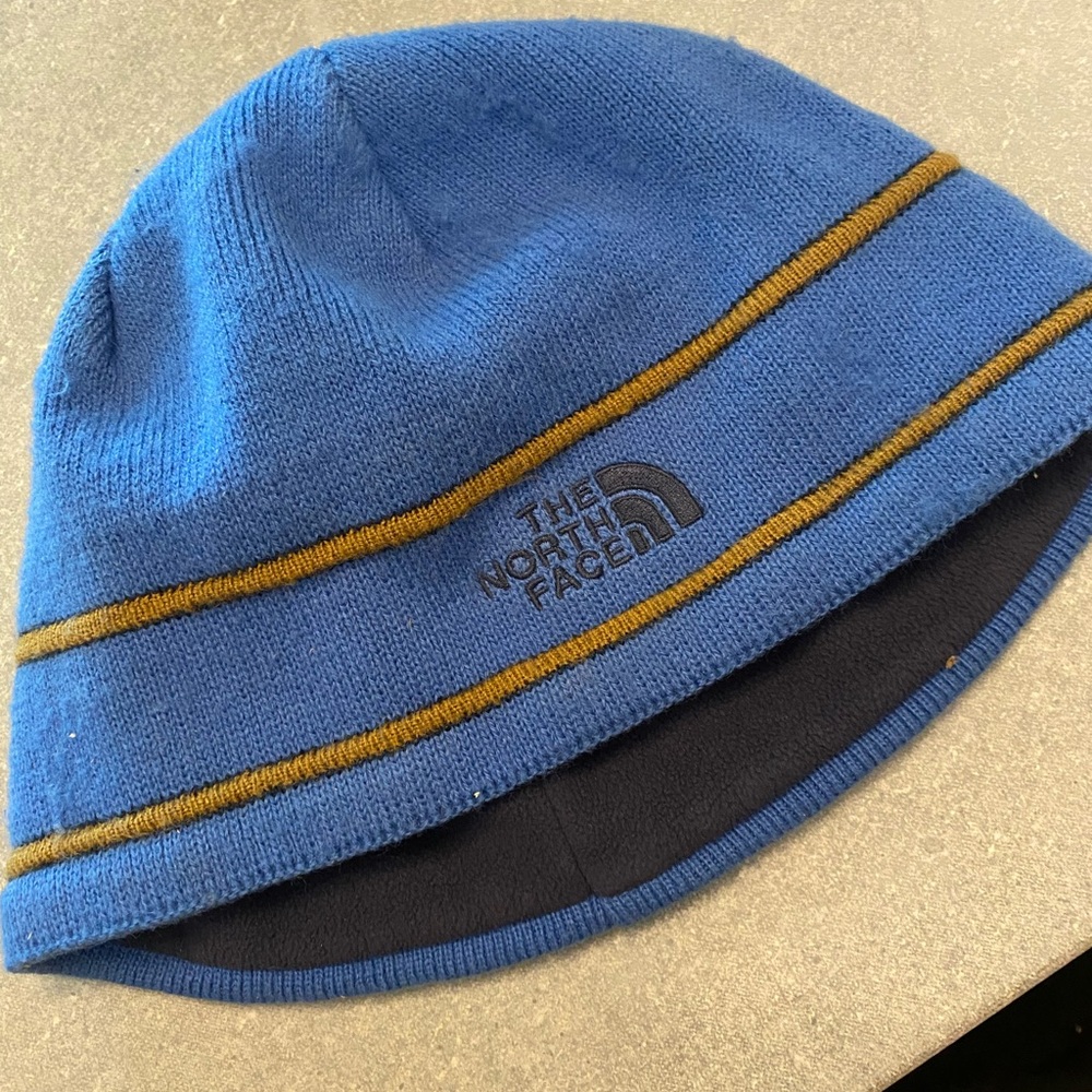 The North Face Blue Beanie Youth Medium